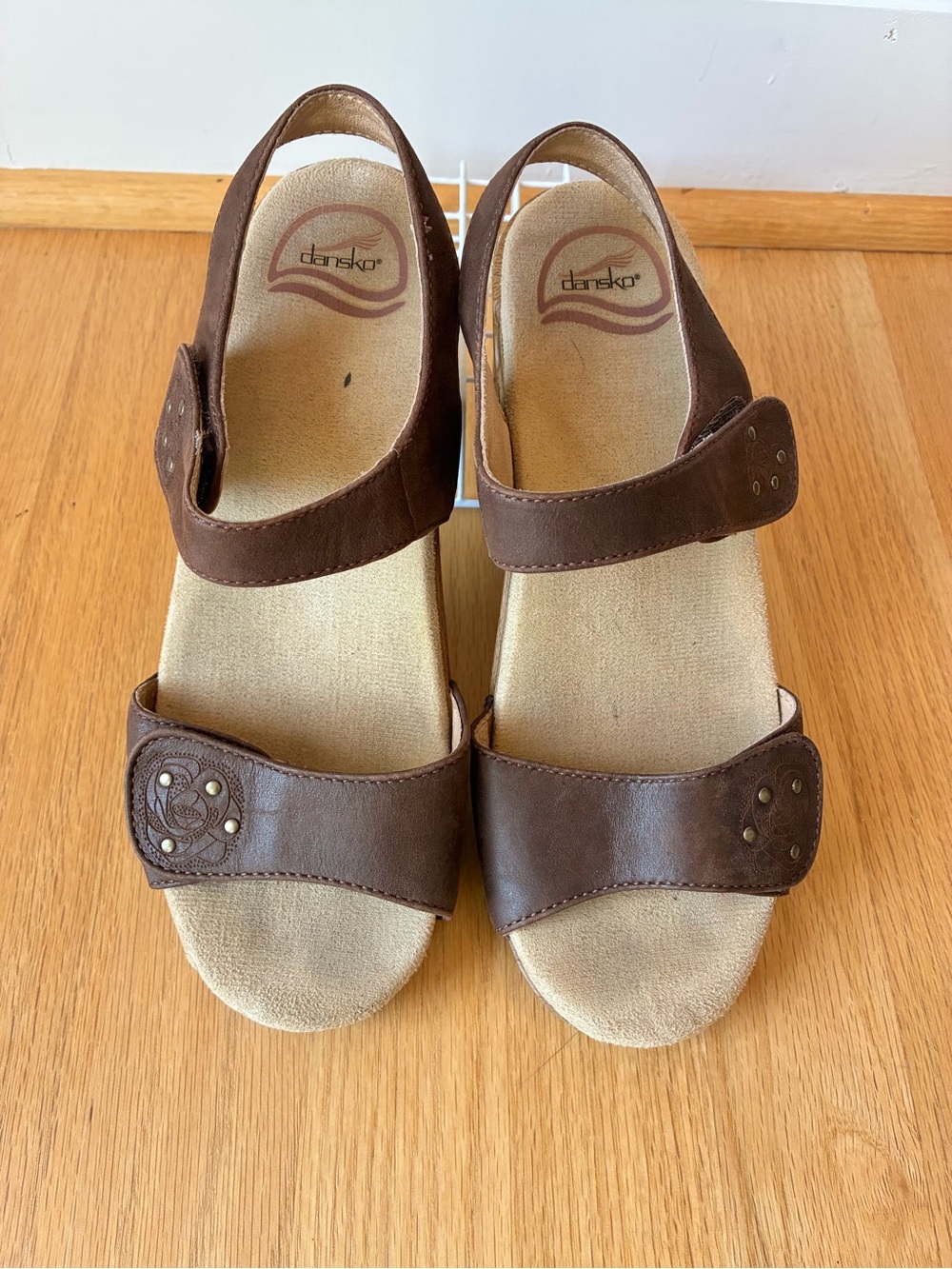 Dansko Sonnet Brown Leather Slingback Sandals – Women’s EU 38 / US 7.5–8